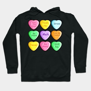 Candy Sweet Hearts Love Valentines Day Shirt Women Girls Hoodie